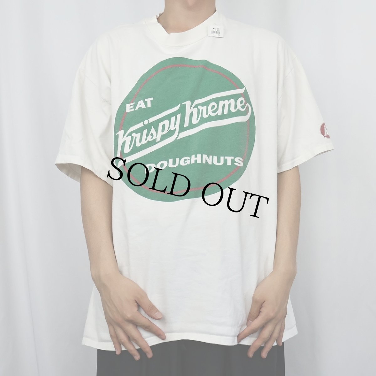 画像2: Krispy Kreme Doughnuts ドーナツショップ ロゴプリントTシャツ (2)