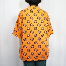 画像3: 70's Princeton トラ柄 コットンオープンカラーシャツ XL (3)