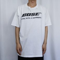 画像2: 90's BOSE 音響機器メーカー ロゴプリントTシャツ XL (2)