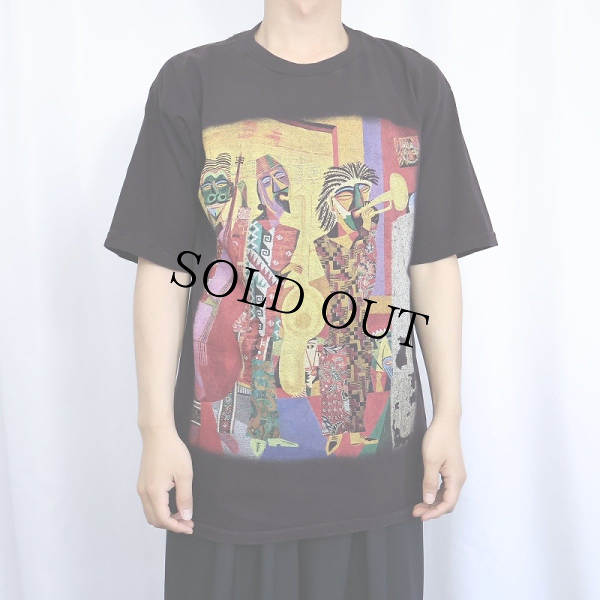 画像2: 90's "Black Music Month 1995" キャンペーンプリントTシャツ BLACK L (2)