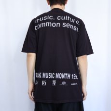 画像3: 90's "Black Music Month 1995" キャンペーンプリントTシャツ BLACK L (3)