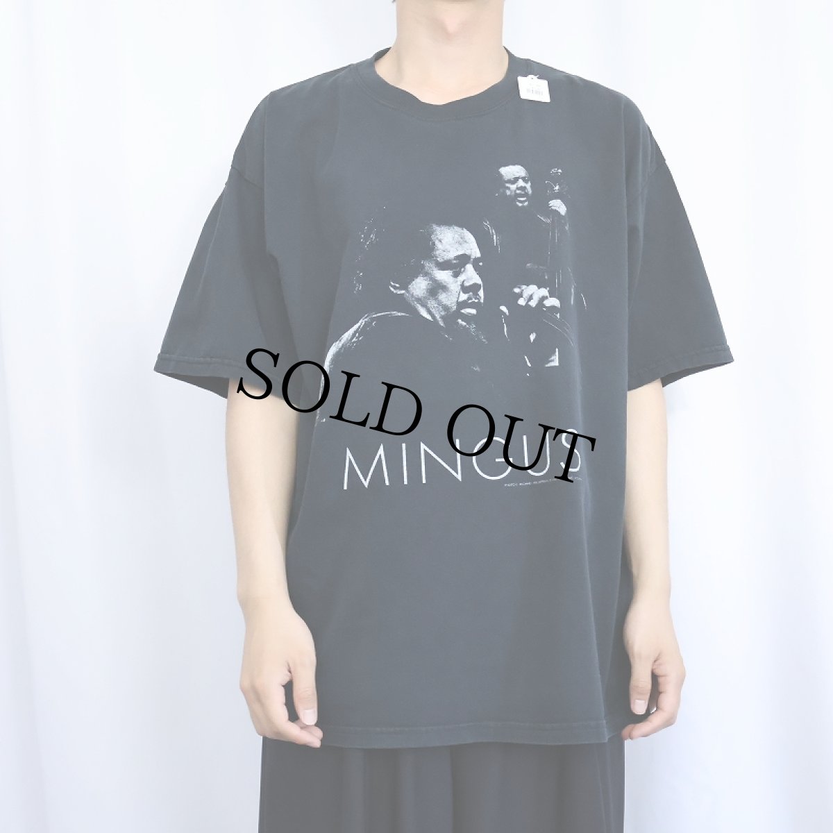 画像2: MINGUS ベーシスト プリントTシャツ BLACK (2)
