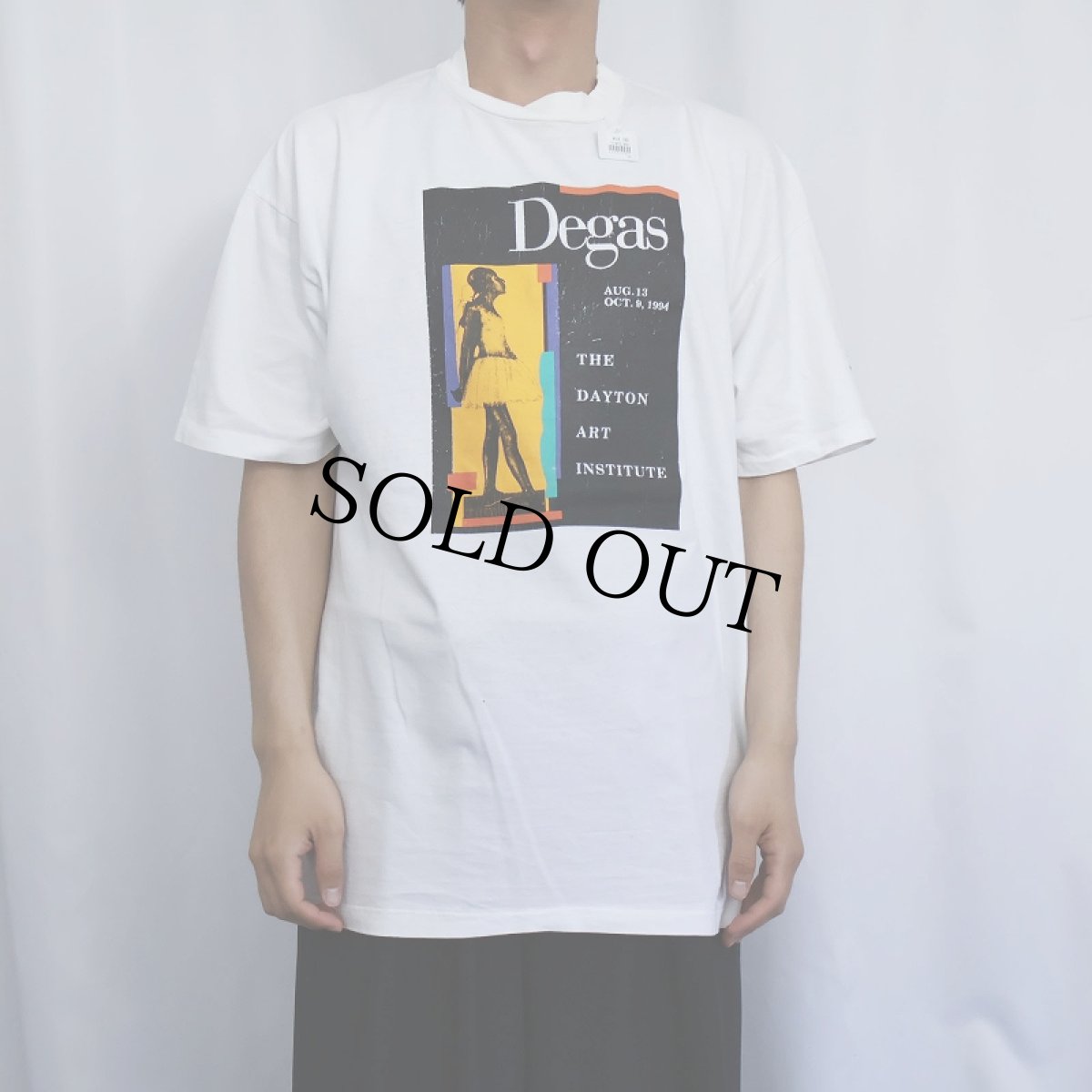 画像2: 90's Degas USA製 "THE DAYTON ART INSTITUTE" 画家プリントTシャツ XL (2)