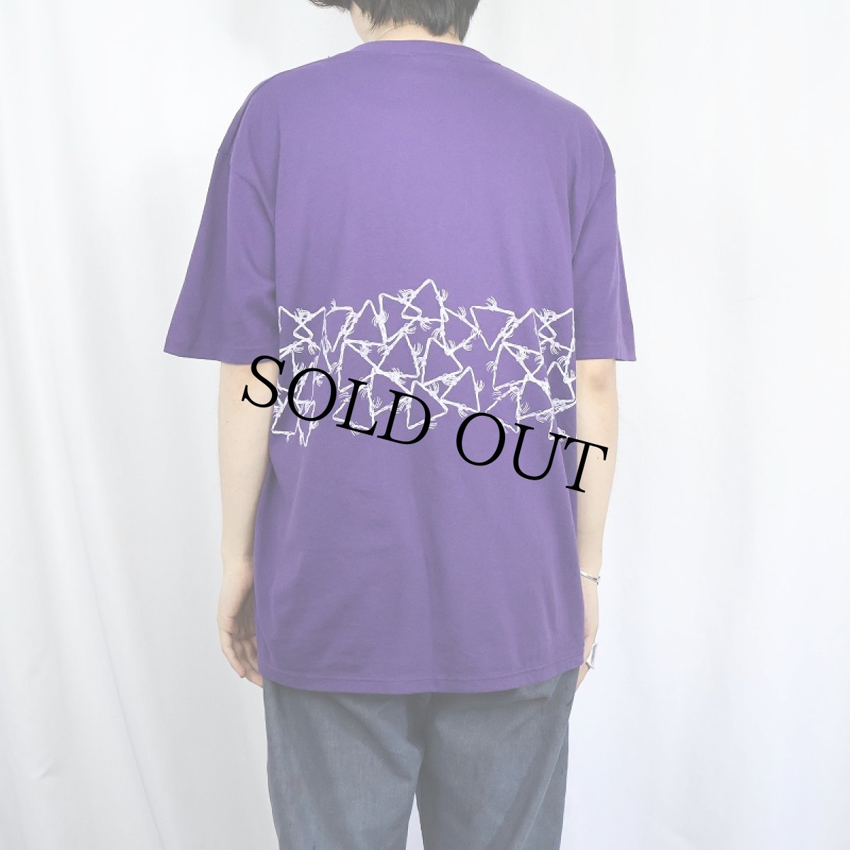 画像3: 90's JERZEES 骨プリントTシャツ XL (3)