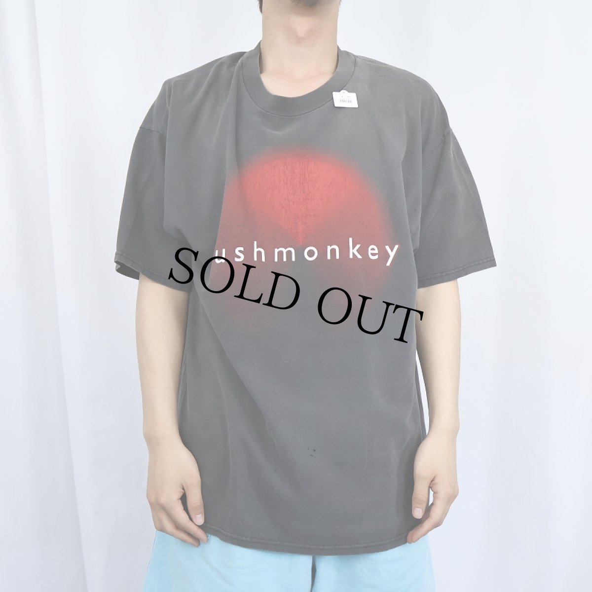画像2: 90~2000's pushmonkey "Grateful to the Faithful" ロックバンド プリントTシャツ BLACK XL (2)