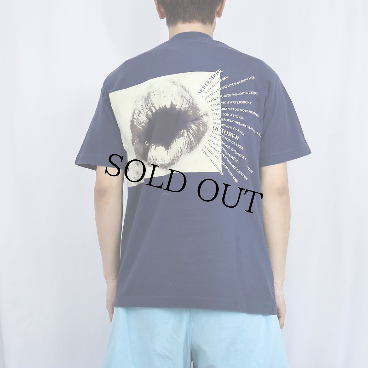 画像3: 90's LONGPIGS USA製 ロックバンド プリントTシャツ NAVY M (3)