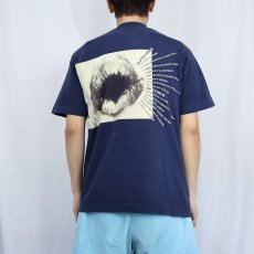 画像3: 90's LONGPIGS USA製 ロックバンド プリントTシャツ NAVY M (3)