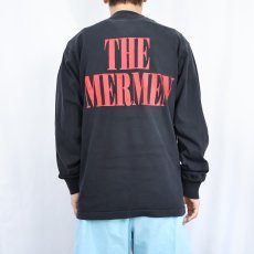 画像3: 90's THE MERMEN USA製 ロックバンドロンT BLACK L (3)
