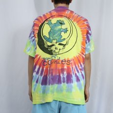 画像2: 90's GRATEFUL DEAD USA製 "Steal Your Cookies" タイダイ ロックバンドTシャツ XL (2)