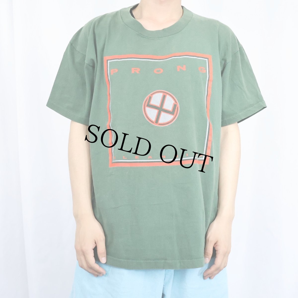 画像2: 90's PRONG USA製 "CLEANSING" ヘヴィメタルバンド プリントTシャツ XL (2)