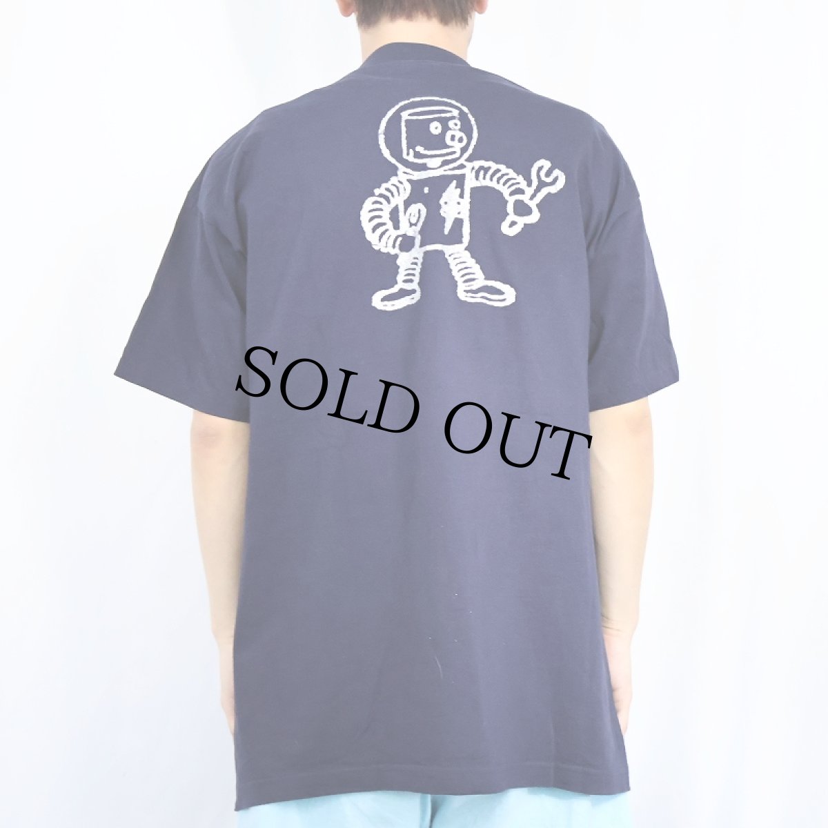 画像3: 90's White Zombie USA製 ヘヴィメタルバンド プリントTシャツ NAVY XL (3)