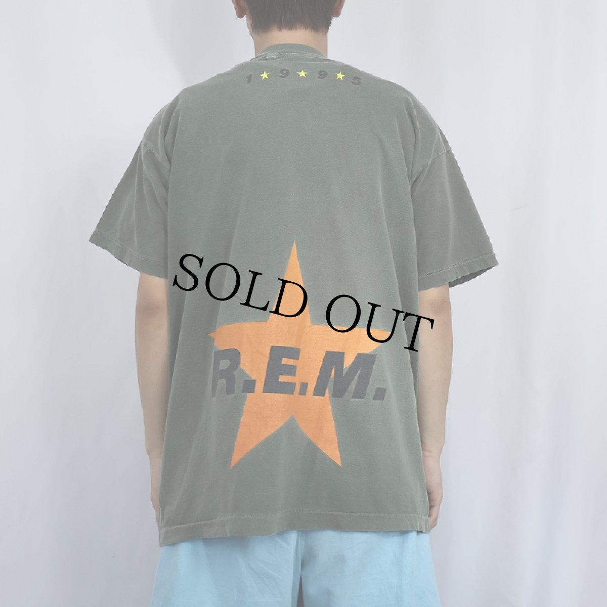 画像3: 90's R.E.M. "1995" オルタナティブロックバンドTシャツ XL (3)