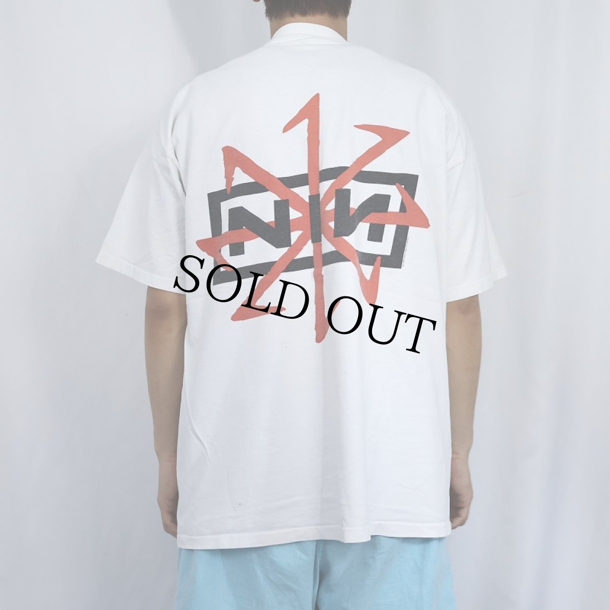 画像3: 90's NINE INCH NAILS USA製 "DEVIL TOUR 1995" ロックバンドプリントTシャツ XL (3)