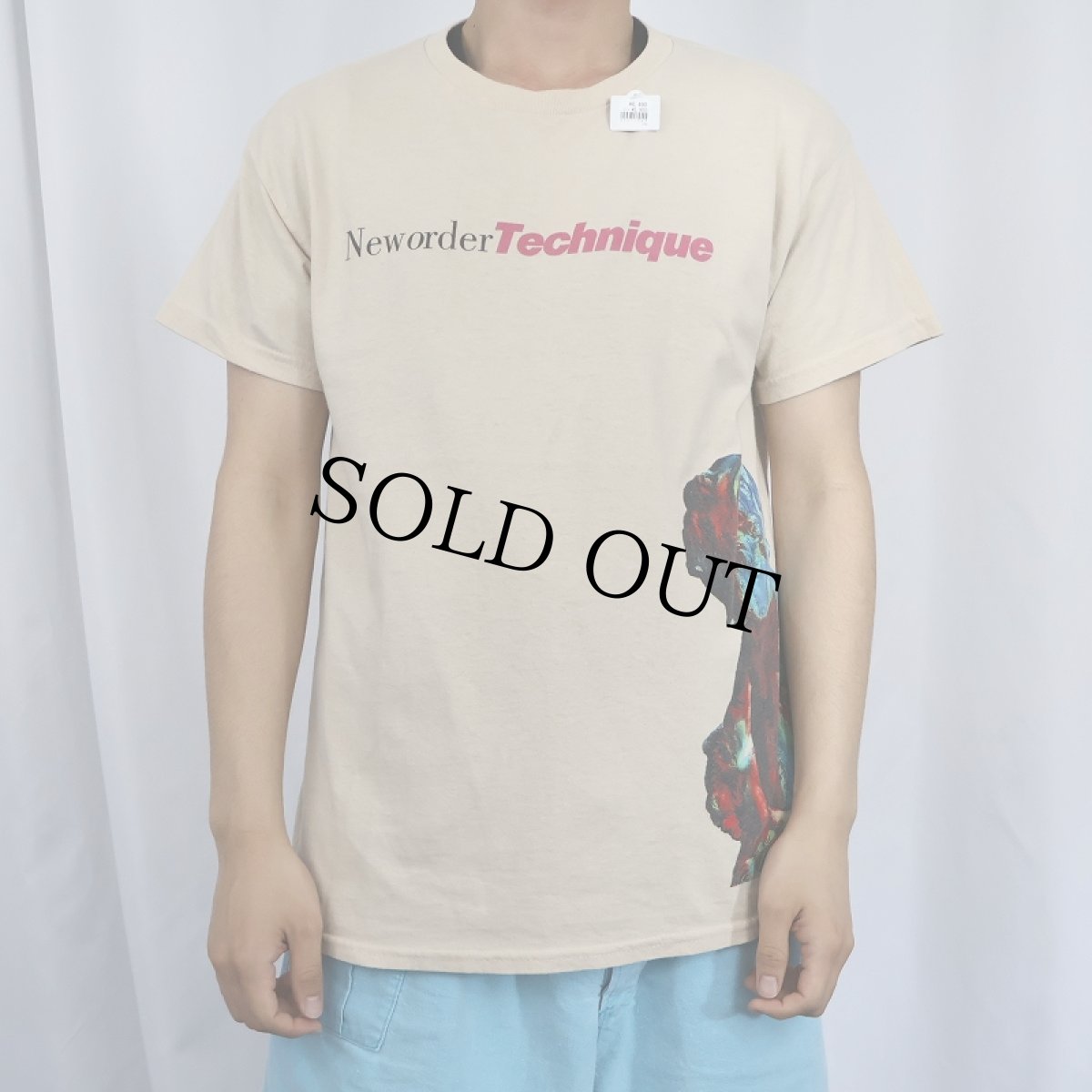 画像2: New order "Technique" ロックバンドTシャツ M (2)