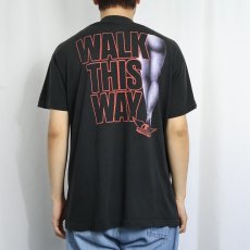 画像3: 80〜90's AEROSMITH "WALK THIS WAY" ロックバンドプリントTシャツ BLACK (3)