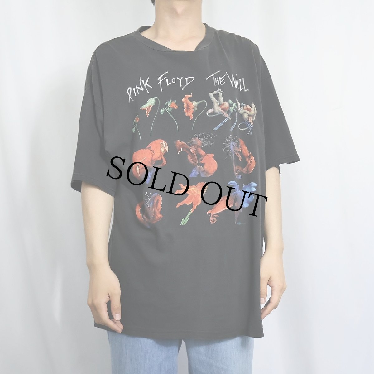 画像2: 90's PINK FLOYD USA製 ”THE WALL" ロックバンドアルバムプリントTシャツ BLACK XL (2)