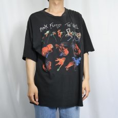 画像2: 90's PINK FLOYD USA製 ”THE WALL" ロックバンドアルバムプリントTシャツ BLACK XL  (2)