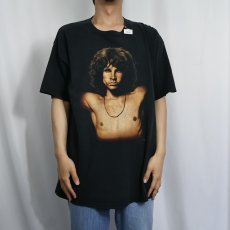 画像2: 2000's The Doors JIM MORRISON ミュージシャンプリントTシャツ BLACK (2)