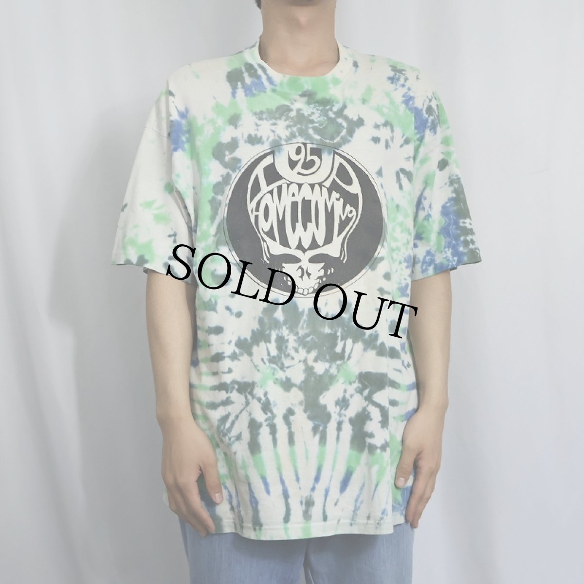 画像2: 90's GRATEFUL DEAD タイダイ ロックバンドTシャツ XL (2)