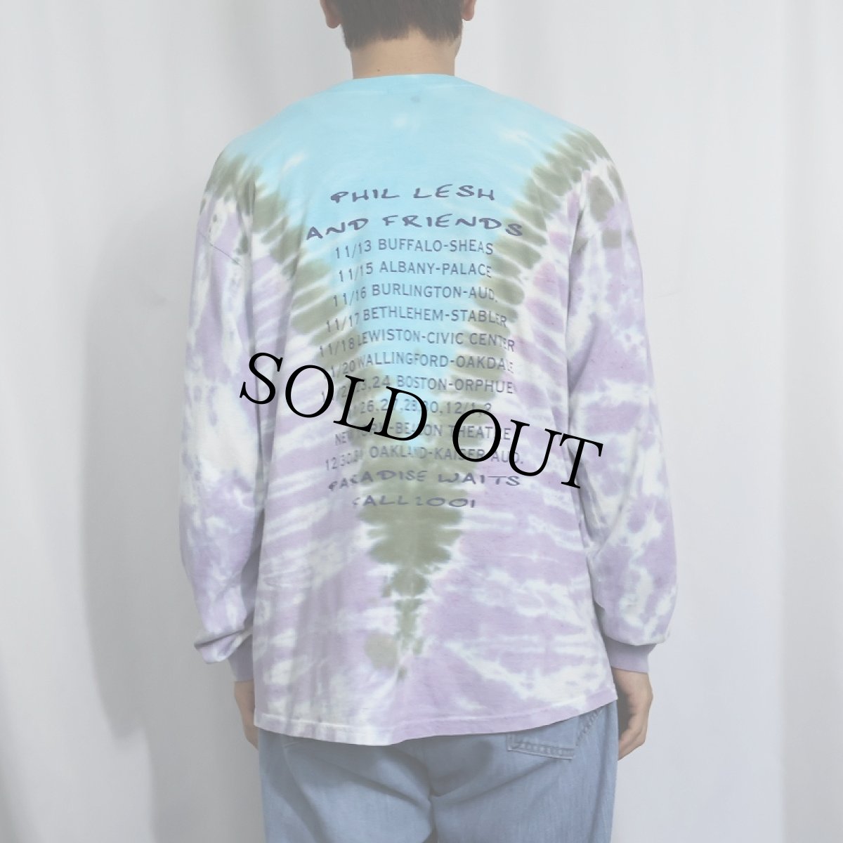 画像3: 2000's Phil Lesh and Friends ”PARADISE WAITS FALL 2001” タイダイ ロックバンドツアーロンT (3)