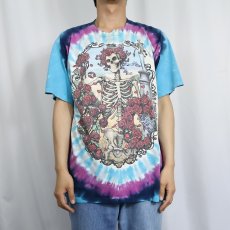 画像2: 90's GRATEFUL DEAD USA製 タイダイ ロックバンドTシャツ L (2)