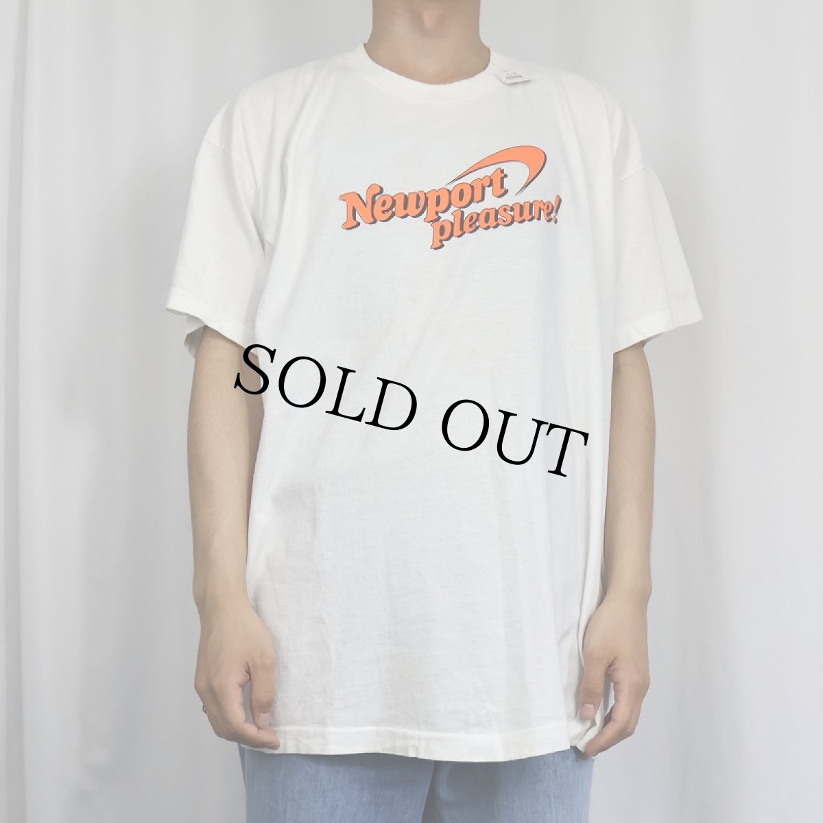 画像2: 90's Newport タバコ企業 ロゴプリントTシャツ XL (2)
