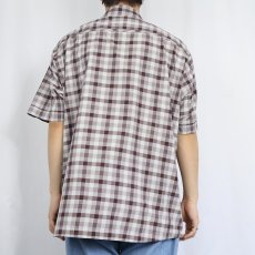 画像3: 2011SS Patagonia チェック柄 ポリエステル×ナイロンシャツ XL (3)