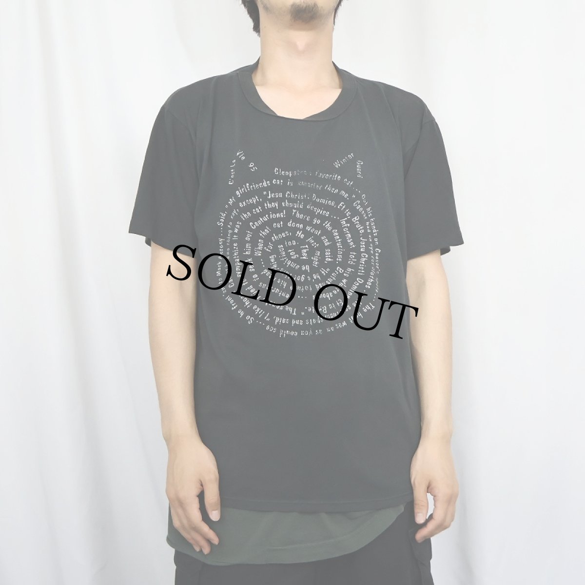 画像2: 90's RUSSELL ATHLETIC USA製 ”c'est la vie 95..." プリントTシャツ BLACK L (2)