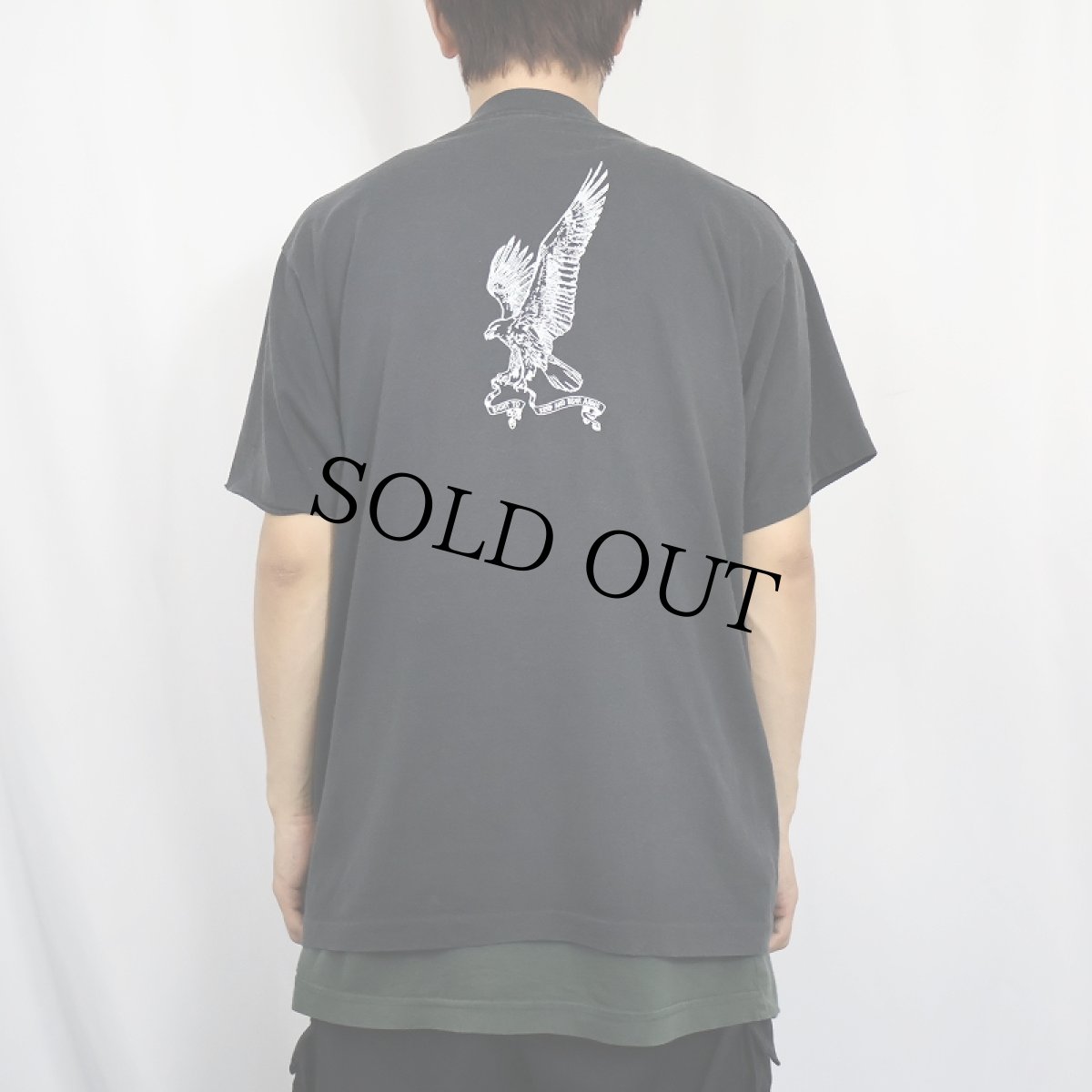 画像3: 90's USA製 "HUDSON COUNTY PISTOL RANG" 射撃場プリントTシャツ BLACK XL (3)