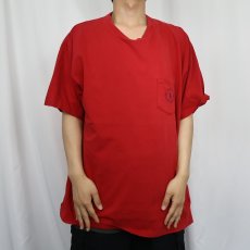 画像2: 90's POLO Ralph Lauren USA製 ロゴプリントポケットTシャツ L (2)