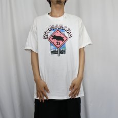 画像2: 2000's SPAMARAMA スパムイベント プリントTシャツ L (2)
