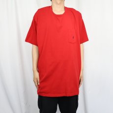 画像2: 90's POLO Ralph Lauren USA製 ロゴプリントポケットTシャツ XL (2)