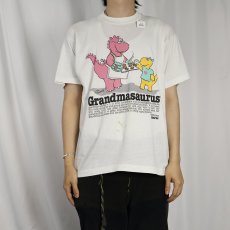 画像2: 〜90's Saurus "Grandmasaurus" 恐竜プリントTシャツ (2)