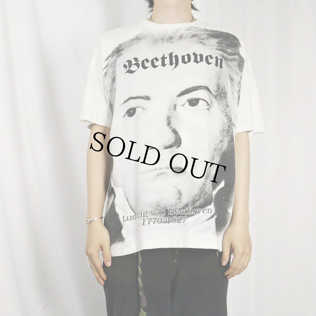 画像2: 90's Ludwig van Beethoven 音楽家 大判プリントTシャツ (2)