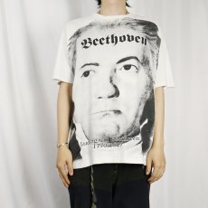 画像2: 90's Ludwig van Beethoven 音楽家 大判プリントTシャツ (2)