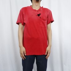 画像2: 90〜2000's FRUIT OF THE LOOM USA製 無地Tシャツ (2)