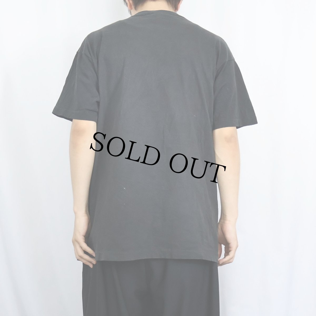 画像3: 80's Ken Brown USA製 アートプリントTシャツ BLACK XL (3)