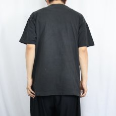 画像3: 80's Ken Brown USA製 アートプリントTシャツ BLACK XL (3)