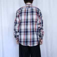画像3: 2014AW Patagonia "ORGANIC COTTON" オンブレーチェック柄コットンシャツ M (3)