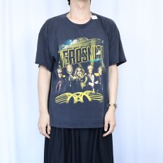 画像2: 2000's AEROSMITH "2014 Global Warming Tour" ロックバンドツアーTシャツ BLACK XL (2)