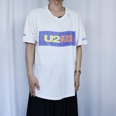 画像2: 90's U2 "ZOO TV TOUR" ロックバンドツアーTシャツ XL (2)