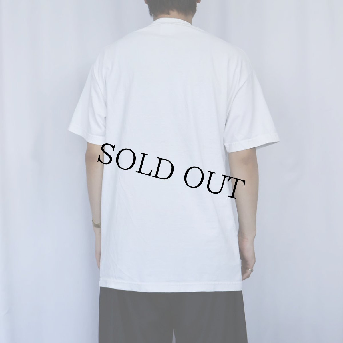 画像3: 90's Nick Kim "Just what is it outside that window that…" 分子イラストプリントTシャツ L (3)