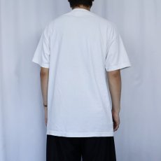 画像3: 90's Nick Kim "Just what is it outside that window that…" 分子イラストプリントTシャツ L (3)