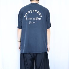 画像3: 2000's BEATLES TRIBUTE BAND "YESTERDAY" プリントTシャツ BLACK XL (3)