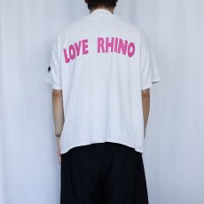 画像3: 90's USA製 "RHINO'S BAR CINCINNATI, OH." サイイラストプリントTシャツ XL (3)