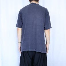 画像3: 90's Champion USA製 ロゴプリントTシャツ BLACK L (3)