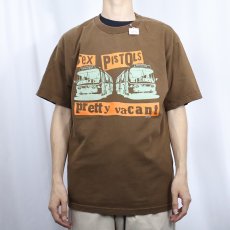 画像2: 2003 Sex Pistols "Preety Vacant" パンクロックバンドTシャツ L (2)