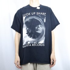 画像2: 2000's Carla dal Forno "LOOK UP SHARP" ミュージシャンアルバムプリントTシャツ BLACK XL (2)