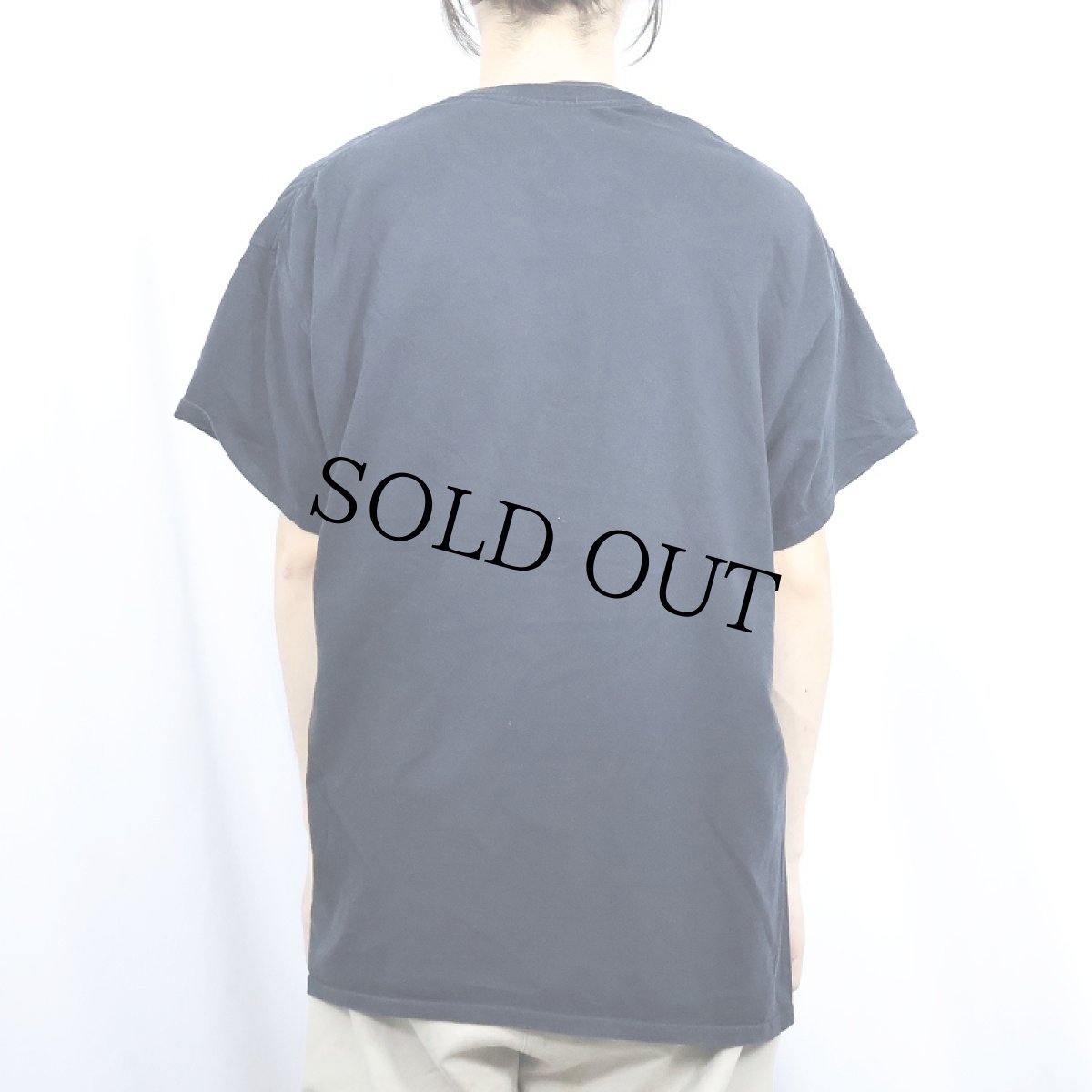 画像3: 2000's Carla dal Forno "LOOK UP SHARP" ミュージシャンアルバムプリントTシャツ BLACK XL (3)