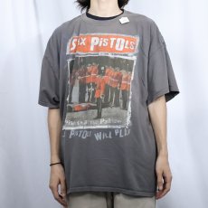 画像2: 2014 Sex Pistols "Pistols At The Palace" パンクロックバンドプリントTシャツ 2XL (2)